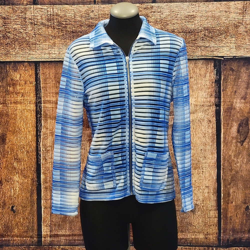 Erin London small zip up jacket nwt